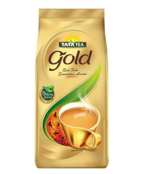 Tata Tea Gold Assam Teas With Gently Rolled Aromatic Long Leaves, Rich Aromatic Chai, Black Tea, 250g 